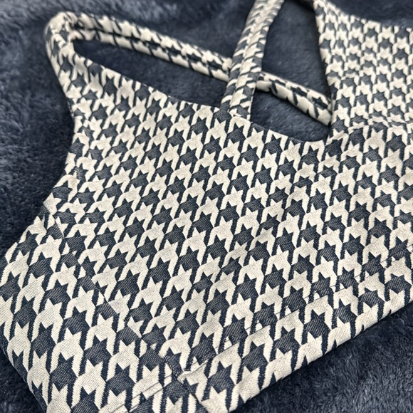 Carbon 38 Houndstooth Sports Bra - Picture 3 of 6
